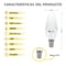 Silver Electronics Bombilla LED Vela 7W E14 5000K | Silver Sanz