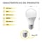Silver Electronics LED ECO standard bulb E27 806lm 8W 6000K 220º 15,000h | Silver Sanz