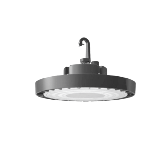 High bay PUNCH 3 22000lm 200W CCT 4K-5K-6K 90º 30,000h 310x100 IP65 black finish | Silver Sanz