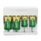 Chargeur universel Piles rechargeables AA, AAA, C, D et 9V (batterie non incluse) | Silver Sanz