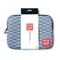 Laptop sleeve Kimono "13-14" Seigaiha | Silver Sanz