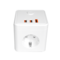 E-BLOCK base 3 salidas schuko, 2 USB y 1 USB Tipe C + Interruptor | Silver Sanz
