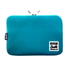 Sleeve case for laptop and tablet up to 13 and 14 inches Smile Colors Biscay Bay Neoprene Blue | Silver Sanz