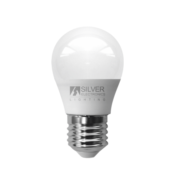 LEDECO esférica E27 600lm 7W 4000K 180º 15.000h | Silver Sanz