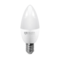 LEDECO candle E14 600lm 7W 6000K 160º 15,000h | Silver Sanz