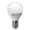 LEDECO sphérique E14 600lm 7W 3000K 180º 15 000h | Silver Sanz
