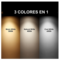 Regleta LED tipo T5 60cm 9W 900lm CCT 3K-4K-6K blanca | Silver Sanz
