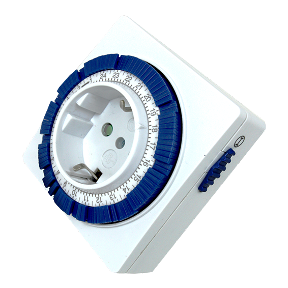 Silver Electronics Programador analógico compacto de 24 horas