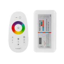 Controlador tira LED RGB+W 12-24V 6A + mando 4 canales | Silver Sanz