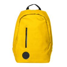THE ROCK Anti-theft backpack for laptop 15.6 inches with built-in USB port Yellow | Silver Sanz