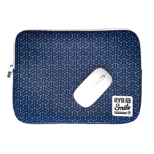 Laptop sleeve Kimono "13-14" Kumikikkou + Mouse | Silver Sanz