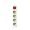 Silver Electronics PROTEK CLASSIC 4-socket power strip with switch, 3m cable, IP20 white | Silver Sanz