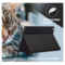 Samsung TAB A9 8.7 Wave Black tablet case | Silver Sanz