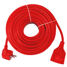 Prolongador manguera cable rojo 25m IP20 | Silver Sanz