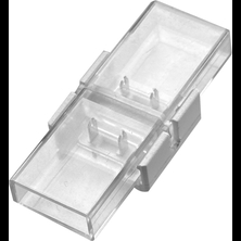 Intermediate connector for single-color LED strips 221030 and 2210430 IP44 strip 12mm 230V (bag of 5 units) | Silver Sanz