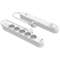 Silver Electronics Base eléctrica multi PROTEK PLUS USB 5 tomas con interruptor 1 USB-A + 1 USB-C 3A cable 1,5m IP20 blanco | Silver Sanz