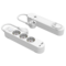Silver Electronics PROTEK PLUS USB multi electrical base 3 outlets with switch 1 USB-A + 1 USB-C 3A cable 1.5m IP20 white | Silver Sanz