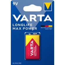 Varta Pila alcalina Longlife Max Power 6LR61/6LP3146 9V (blíster 1 pila) | Silver Sanz