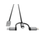 Varta Cable de sincronización y carga rápida 3 en 1 USB A a Lightninig/Micro/Type C | Silver Sanz