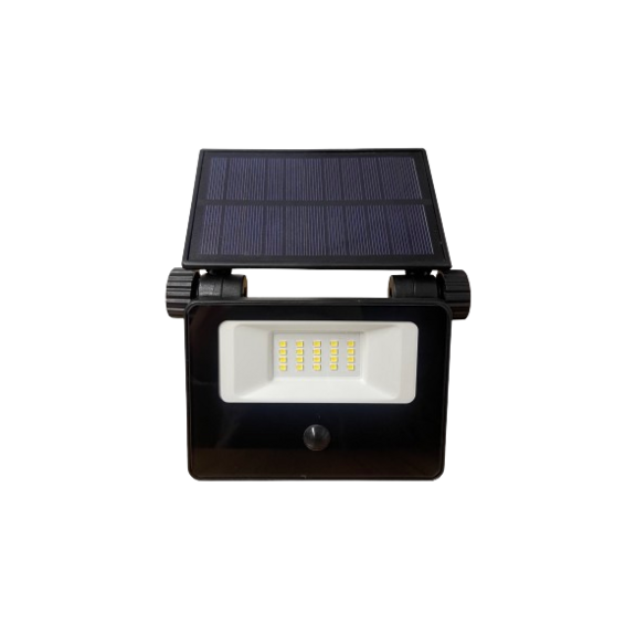 Capteur pour mini projecteur solaire FORGE 3 positions + batterie 3,7 V 2000 mAh 1000 lm 10 W 6500 K IP54/IK05 25 000 h | Silver Sanz