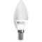 LED vela E14 660lm 7W 4000K 180º 25.000h | Silver Sanz