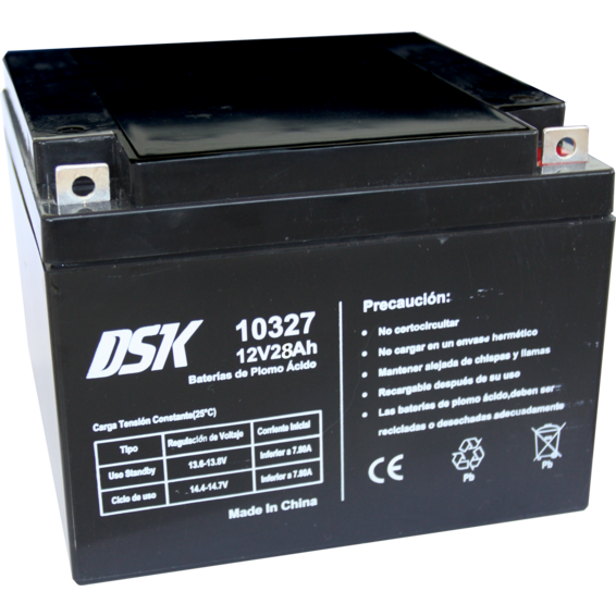 Batterie plomb-acide DSK 12V et 26Ah