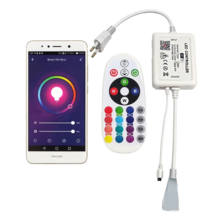 RGB controller + controller + Tuya, 720W-220V for RGB LED strip 230V 12mm IP44 | Silver Sanz