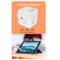 Cubo multi E-BLOCK 3 tomas +int., medidor consumo, smart wifi, bluetooth, 2USB-A+1USB-C IP20 blanco | Silver Sanz