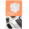Cubo multi E-BLOCK 3 tomas +int., medidor consumo, smart wifi, bluetooth, 2USB-A+1USB-C IP20 blanco | Silver Sanz