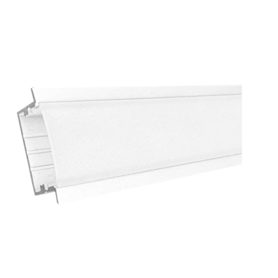 Perfil de aluminio empotra + difusor opal 2m para tira hasta 18mm ancho + grapas + tapas finales | Silver Sanz