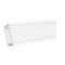 Perfil de aluminio empotra + difusor opal 2m para tira hasta 18mm ancho + grapas + tapas finales | Silver Sanz