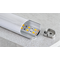 Profilé d'angle aluminium + diffuseur opale 2m pour bandeau jusqu'à 20mm de large + agrafes + embouts | Silver Sanz