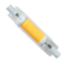 Lampara lineal R7s regulable 470lm 4W 3000K 360º 78x16mm 15.000h | Silver Sanz