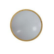 HYDRA round LED surface-mounted ceiling light Ø340mm 24W 2400lm CCT 3K-4K-6.5K + wooden frame | Silver Sanz