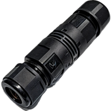 IP68 cable gland connector for 3 contacts section 8 - 12mm | Silver Sanz