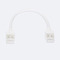 Conector intermedio + cable para tira LED RGB 230V 12mm IP44 | Silver Sanz