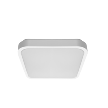 HYDRA square LED surface mounted ceiling light 285x285mm 24W 2400lm CCT 3K-4K-6.5K + white frame | Silver Sanz