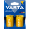 Longlife LR20 D alkaline battery (blister pack of 2 batteries) | Silver Sanz