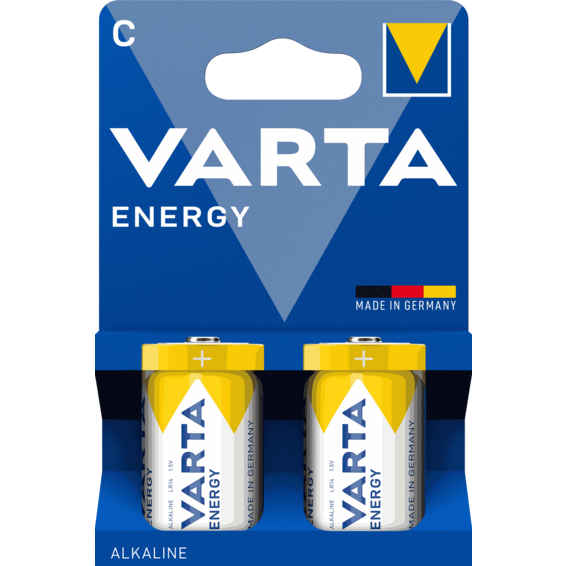 Pila alcalina Energy LR14 C  (blíster 2 pilas) | Silver Sanz
