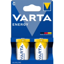 Energy LR14 C alkaline battery (blister pack of 2 batteries) | Silver Sanz