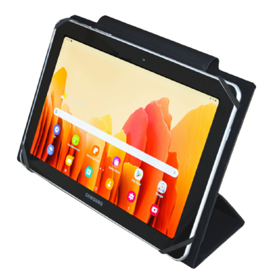 Silver HT Universal Camera Pro Slim Case for Tablets from 9 to 11 inches Black Forest