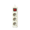 Silver Electronics PROTEK CLASSIC multi-plug electrical base 3 outlets with switch 1.5m cable IP20 white | Silver Sanz