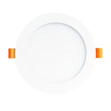 GORT recessed circular downlight, white aluminum, 2400lm, 24W, 3CCT, 120º, Ø295x7mm, 280mm cutout, 50,000h | Silver Sanz