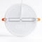 GORT recessed circular downlight with adjustable cutout, white, 1620lm, 18W, 3CCT, 3K-4K-6K, 120º beam angle, Ø225mm, 25,000h | Silver Sanz