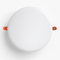 GORT recessed circular downlight with adjustable cutout, white, 1620lm, 18W, 3CCT, 3K-4K-6K, 120º beam angle, Ø225mm, 25,000h | Silver Sanz