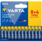 Pila alcalina Longlife Power LR03 AAA (blíster 8+4 pilas) | Silver Sanz