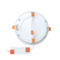 Downlight GORT  ECO 24W 2040lm 4000K 120º ø223x20,5mm corte 197mm 25.000h circular empotrable blanco | Silver Sanz