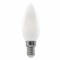 Vela C35 filamento Crystal Frost A Class E14 485lm 2,3W 6000K 300º 30.000h | Silver Sanz