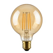 EDISON LED Filamento Globo 3W E27 | Silver Sanz