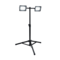 Black telescopic tripod stand for projector (double or single) 3S 2T adjustable height max. 2m | Silver Sanz